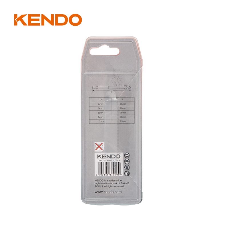 مجموعة رؤوس مثقاب زجاجية مكونة من 5 قطع، سداسية. تغيير سريع شانك