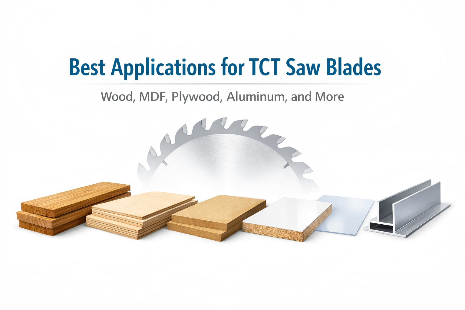 أفضل التطبيقات لشفرات المنشار TCT