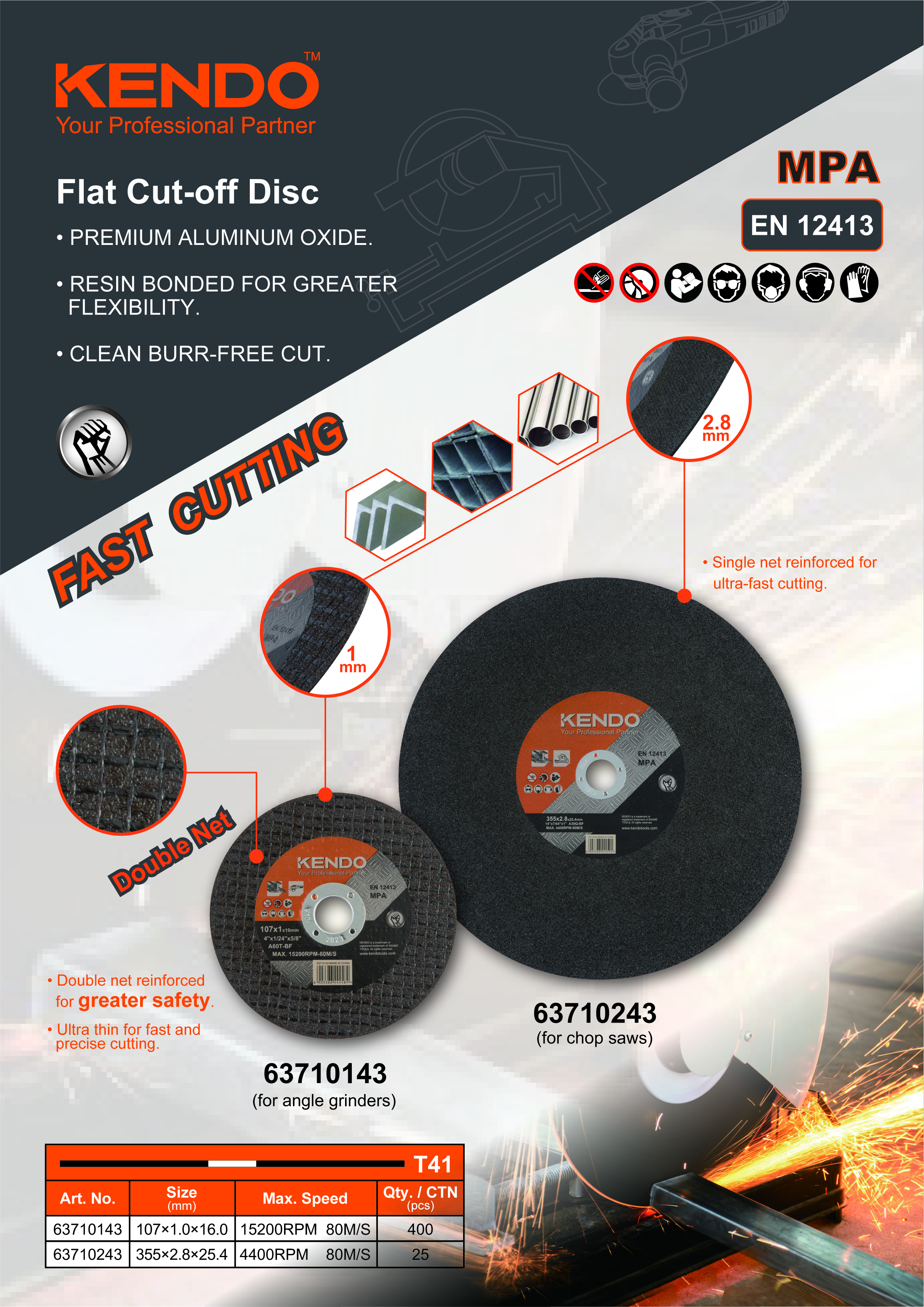 كيف يتم تركيب قرص قطع معدني مسطح بشكل صحيح؟