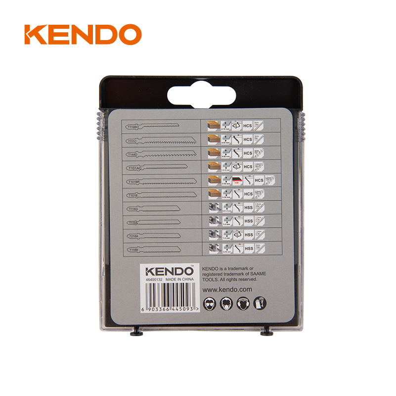 مجموعة شفرات منشار من النوع T مكونة من 10 قطع