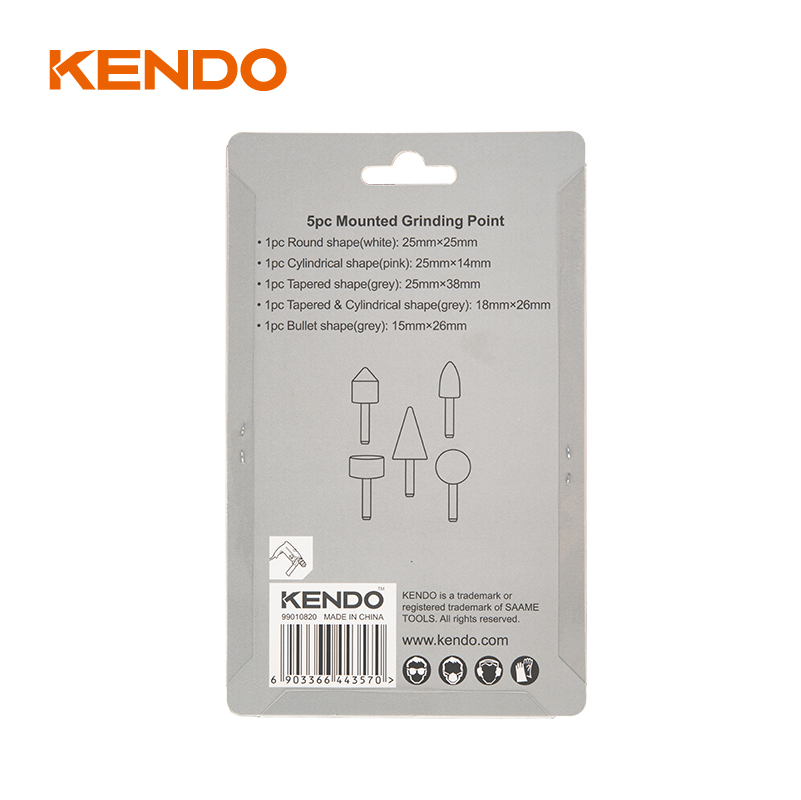مجموعة نقاط طحن مثبتة 5 قطعة