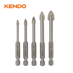 مجموعة رؤوس مثقاب زجاجية مكونة من 5 قطع، سداسية. تغيير سريع شانك